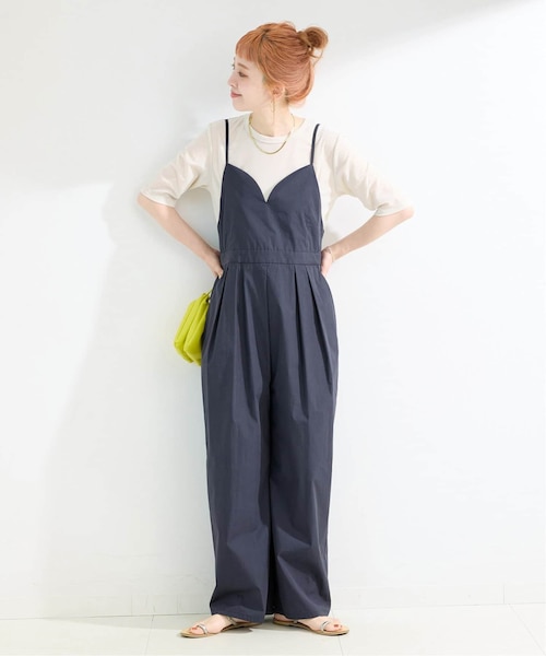 2点セット》ベロアインナー付きキャミサロペット｜ベーセー