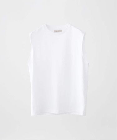 ギザコットン ノースリーブTシャツ