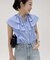 Ruffle Collar ノースリーブブラウス