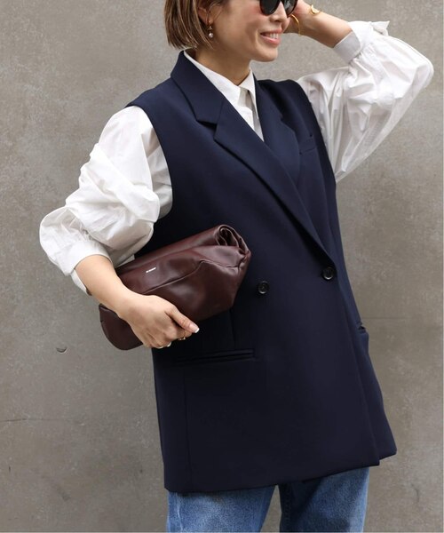 Wクロス ロングベスト｜ベーセーストックのアウトレット通販