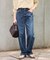 5Pストレートレッグデニムパンツ