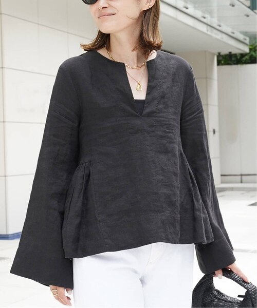 merlette paradise ブラック Merlette NEW Paradis Japanese Shibori Dyed Floral Tiered Sun