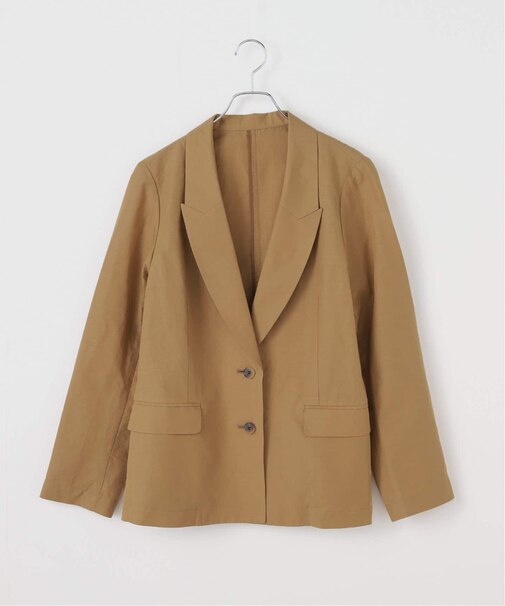 ≪手洗い可能≫コットンリネンライトジャケット