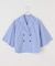 Broad pinstripe JK Blouse
