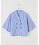 Broad pinstripe JK Blouse