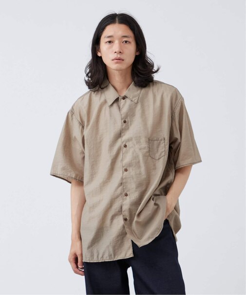 【BOYCOM/ボイコム】ナイロンウール半袖シャツ