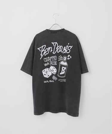 【BEN DAVIS / ベンデイビス】別注 DICE&SPRAY ヴィンテージライク Tシャツ