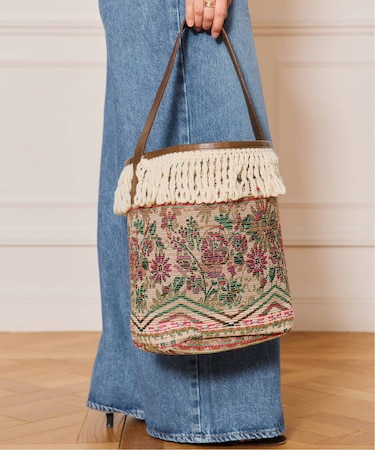 IENA LA BOUCLE SPRINTEXジャカードドラムバッグ