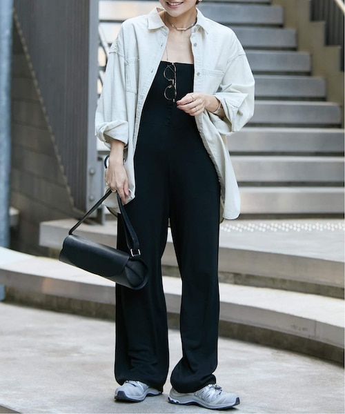 JOURNAL STANDARD リネンレーヨン2WAYベアトップパンツ リネンレーヨン2WAYベアトップパンツ｜ベーセーストックの