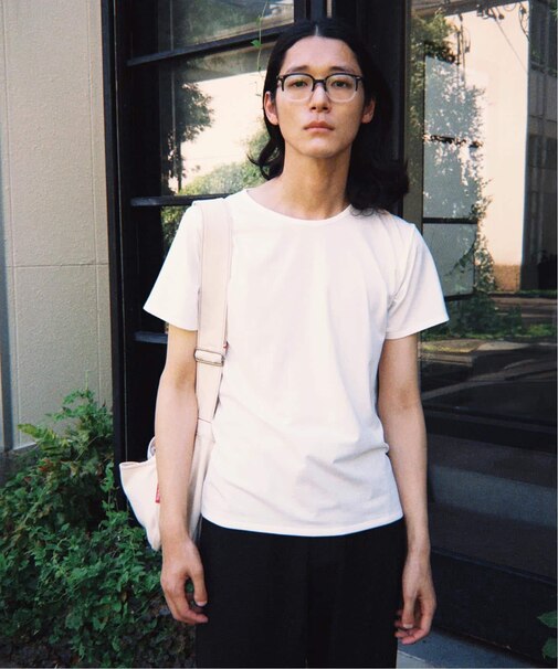 コンパクト クルーネックTシャツ produce by EIJI