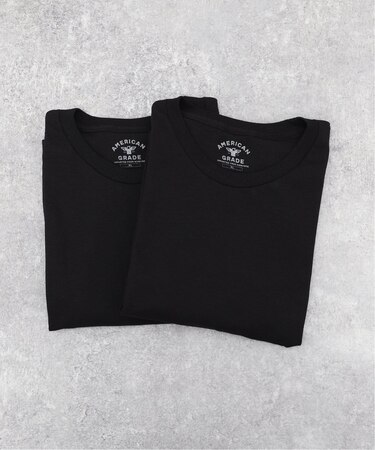 AMERICAN GRADE / 2 PACK TEE - BLACK