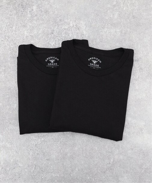 AMERICAN GRADE / 2 PACK TEE - BLACK