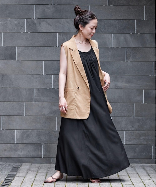 H レーヨンポプリンキャミワンピース H BEAUTY&YOUTH UNITED ARROWS ワンピース 「H」レーヨン
