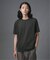 シルケットポンチ クルーネック半袖Tシャツ