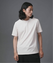 シルケットポンチ クルーネック半袖Tシャツ