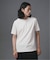 シルケットポンチ クルーネック半袖Tシャツ