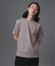 シルケットポンチ クルーネック半袖Tシャツ