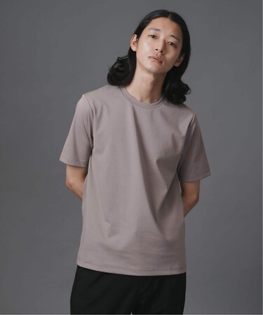 シルケットポンチ クルーネック半袖Tシャツ