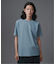 シルケットポンチ クルーネック半袖Tシャツ