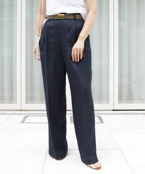 OGLINEN タックパンツ36 OGLINEN タックパンツ｜ベーセーストックのアウトレット通販