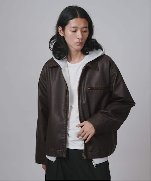 フェイクレザーブルゾン フェイクレザーブルゾン｜フリークスストアの通販｜&mall