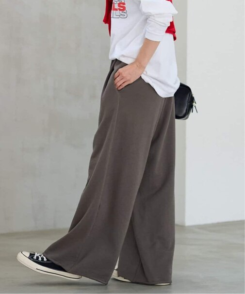 スエットワイドパンツ