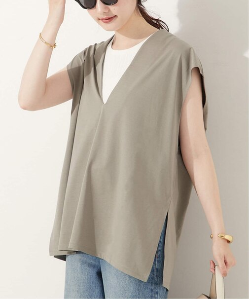 Smooth Jersey V プルオーバー