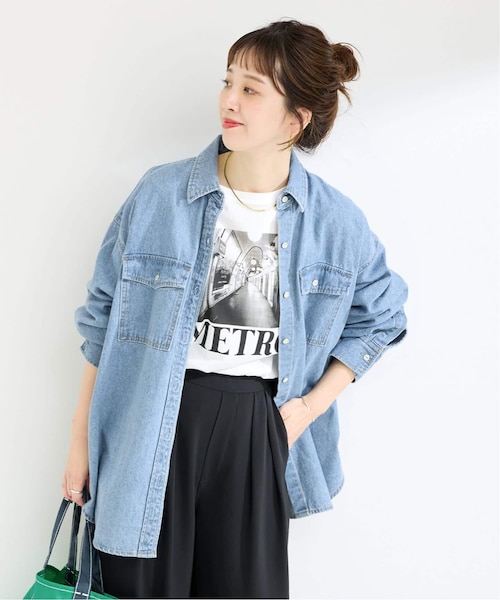 追加5》ウォッシャブル / デニムワーカーシャツ｜ベーセーストックの