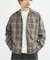 OMBRE CHECK / オープンカラーシャツ