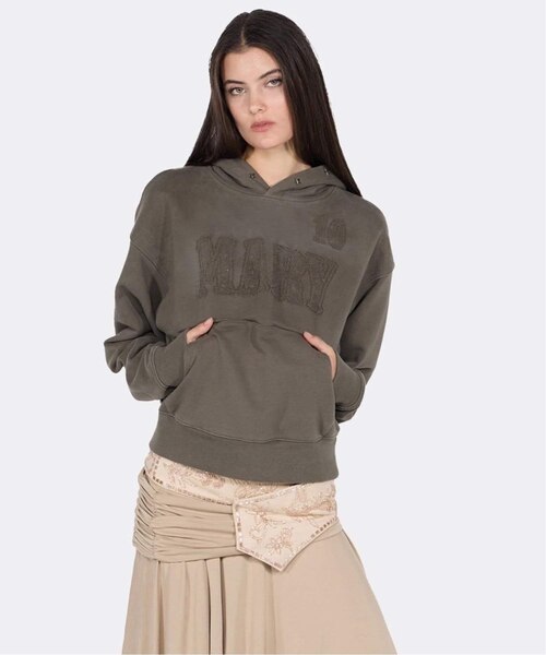 SCULPTOR スカルプター オフショルダークロップドスウェット　トップス SCUlPTOR スカルプター オフショルダー クロップド スウェットシャツ