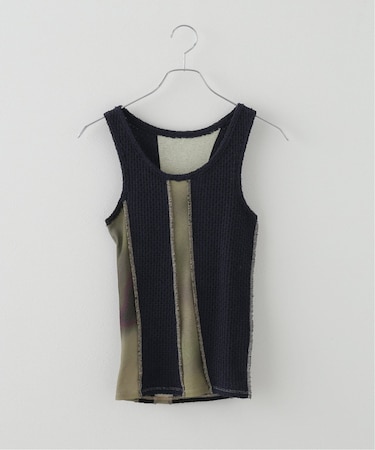 【Cycle by myob】 FLOWER SWITCHING TANK TOP CYCLE24-02-01