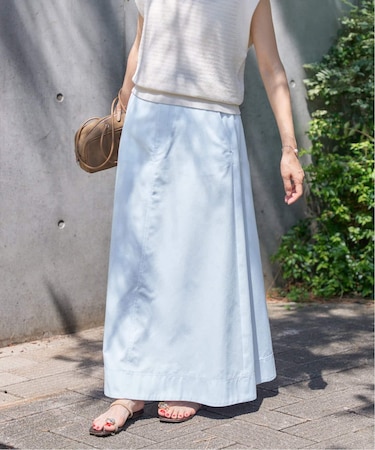 Aラインデニムスカート