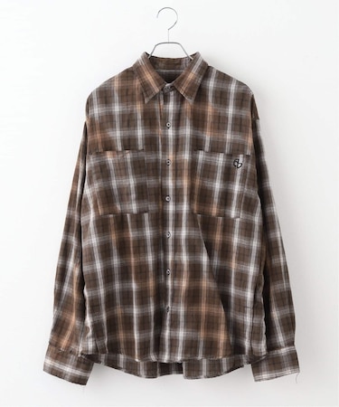 NOMANUAL/ノーマニュアル O.D CHECK SHIRT