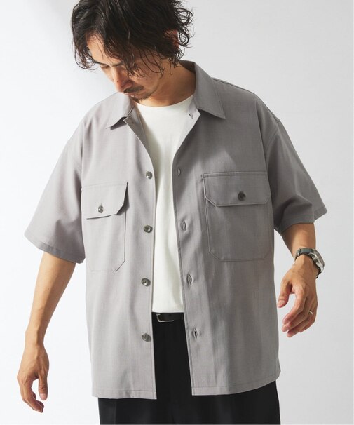 ”イージーケア” TECH LINEN COOLMAX(R) CPO シャツ（セットアップ着用可）