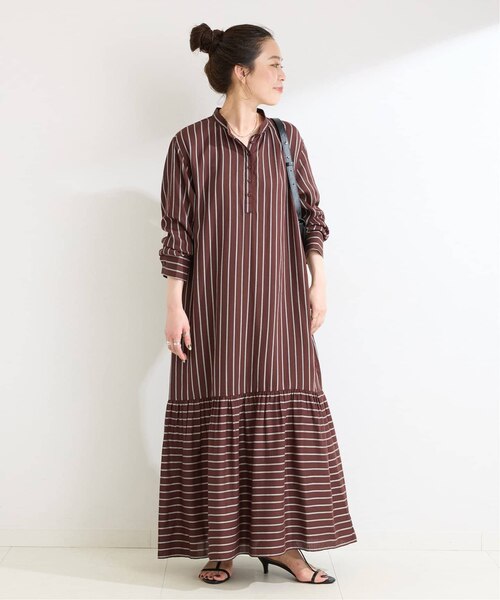 手洗い可 / ティアードパッチワークキャミワンピース｜ベーセー