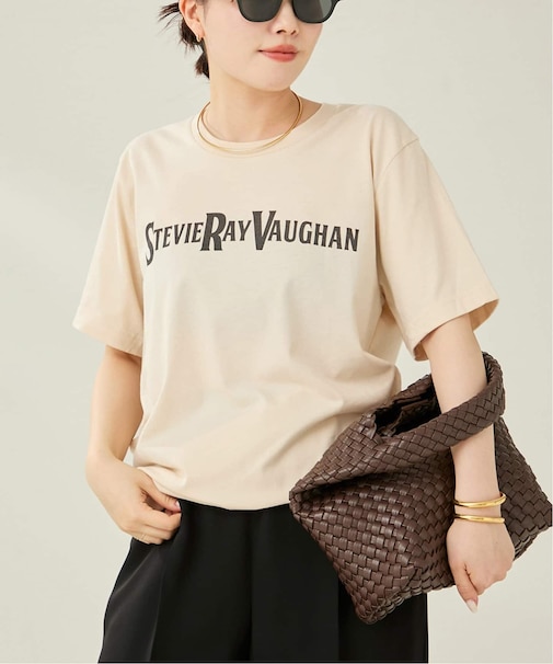 BLUESCENTRIC / ブルースセントリック STEVE RAY VAUGHAN LOGO Tシャツ