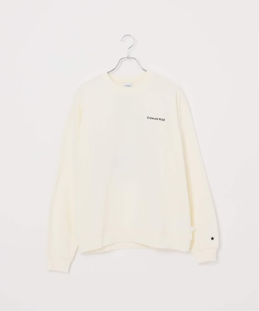 【CONVERSE / コンバース】 別注 裏毛シューズグラフィック クルースウェット