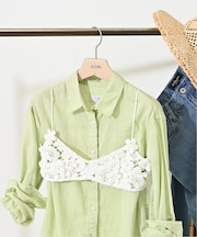 コットンレースビスチェ