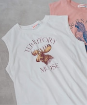 アニマルロゴスリーブレスT