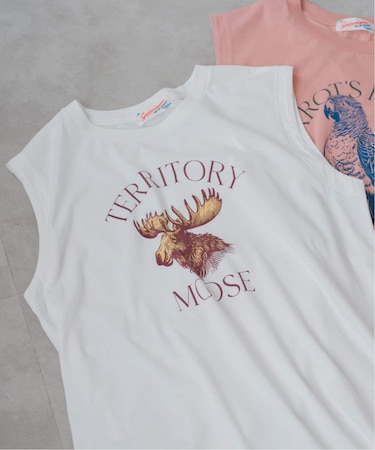 アニマルロゴスリーブレスT