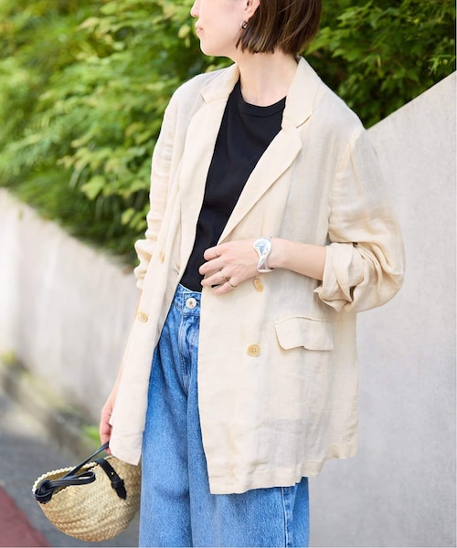 slobe iena ラミージョーゼットジャケット ラミージョーゼットジャケット｜ベーセーストックのアウトレット