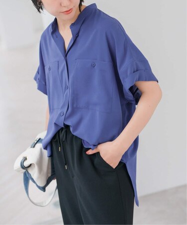 シルキードレープシャツ