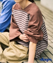 SLAPS ボーダーTシャツ