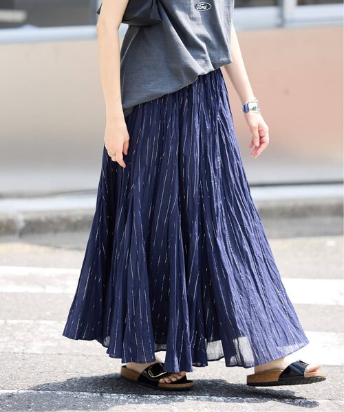 SLOBE IENA クリンクルフレアスカート クリンクルフレアスカート｜ベーセーストックのアウトレット通販