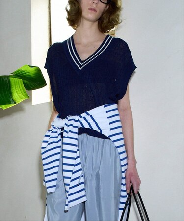 Linen Knit Cable ベスト