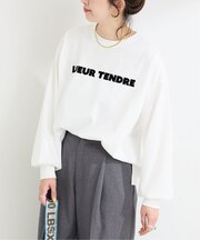 手洗い可 / フロッキープリントロゴロンTEE