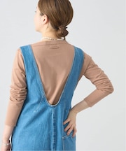 SEATTLE度詰めボーダーボートネックニット