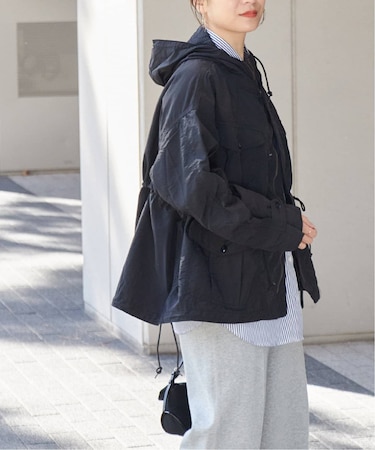 【ARMY TWILL】 HOODED COAT