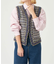 IENA LA BOUCLE LINTON ブライトツイードベスト