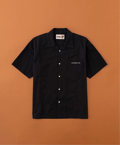 PORSCHE × POGGY OPEN COLLAR SHIRT